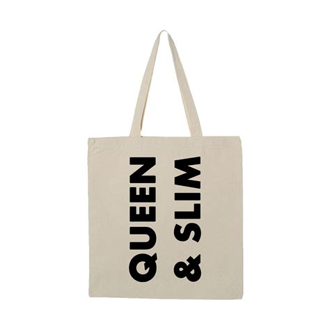 queen and slim stacked logo tote digital soundtrack queen and slim official store