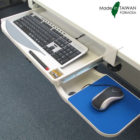 Side table for lift chair. Clamp Design Plastic Diy Keyboard Tray With Mouse Tray ...