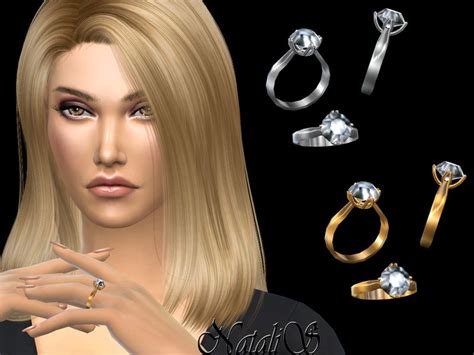 Sims 4 Accessories Sims 4 Piercings Sims 4 Diamond Solitaire Rings