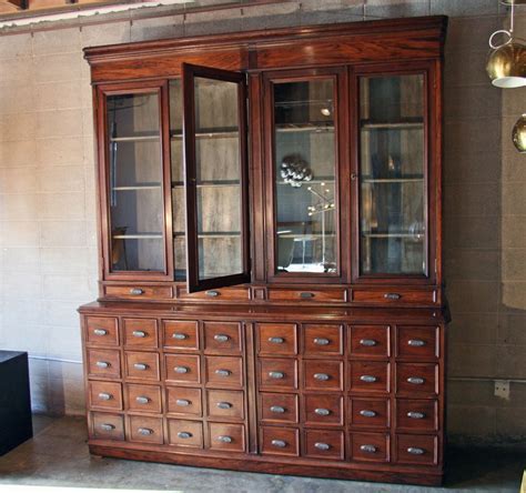 Our pharmacy solutions are designed to bring pharmaceuticals closer to the point of use to streamline the flow of materials while saving valuable floor space. Pharmacy Cabinet at 1stdibs