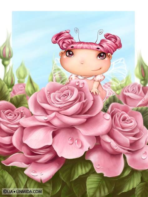 Liaselina Rose Fairy Fairy Art Flower Fairies