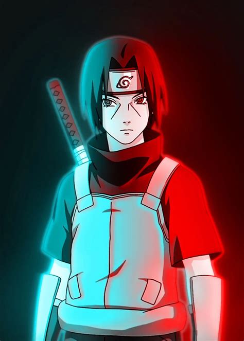 A collection of the top 61 itachi uchiha wallpapers and backgrounds available for download for free. 'Itachi' Metal Poster - Coolbits Art | Displate in 2020 ...