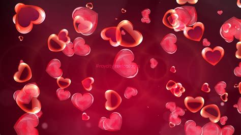 Love Background Hearts Love Motion Background Hd Romantic