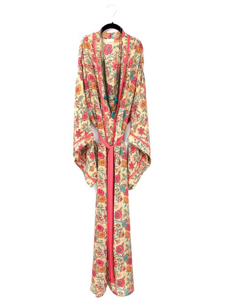 Silk kimono silk robe kimono robe silk kimono robe silk | Etsy | Kimono, Silk kimono jacket ...