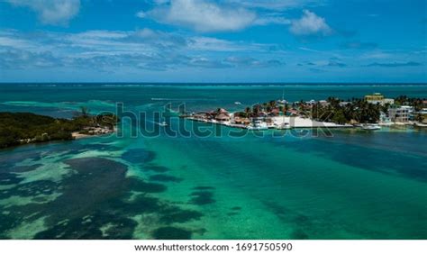 Aerial View San Pedro Belize Stock Photo 1691750590 Shutterstock