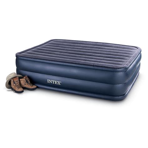 The air mattress pumps are known as external mattress pump and are used for pumping up your mattress easily. Intex Queen Air Bed Mattress with Built-In Electric Pump ...