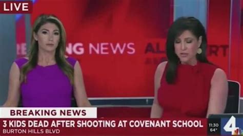 Tv Anchors Break Down Live On Air Reporting On Nashville Mass Shooting
