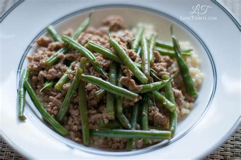 Maybe you would like to learn more about one of these? {Recipe} Szechuan Green Beans with Ground Turkey - Life's ...
