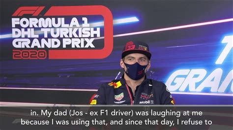 Id Rather My Head Fell Off Padding Is For Wimps Says Verstappen