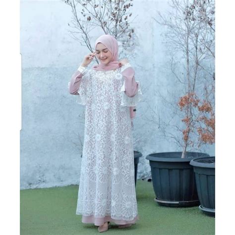 Jual Baju Gamis Muslim Syari Terbaru 2021 2022 Model Baju Pesta Wanita