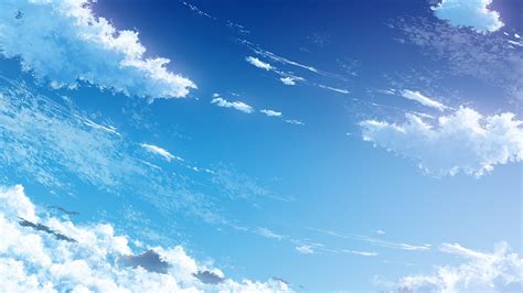 Anime Landscape Sky Anime Background