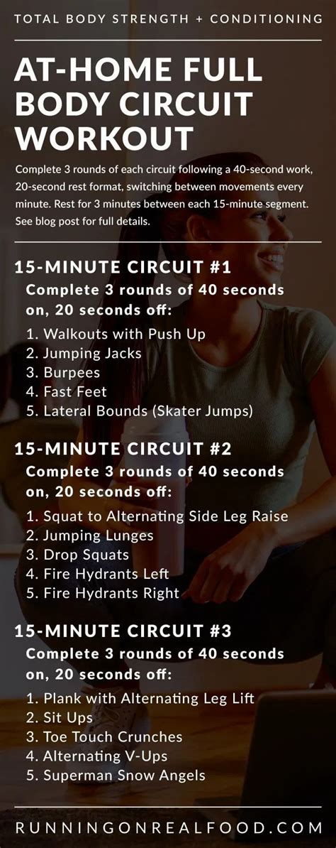 45 Min No Equipment Hiit Workout Full Body Circuit Workout Circuit