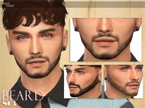 Magichands Mh Beard N03 Sims 4 Sims Sims 4 Body Mods