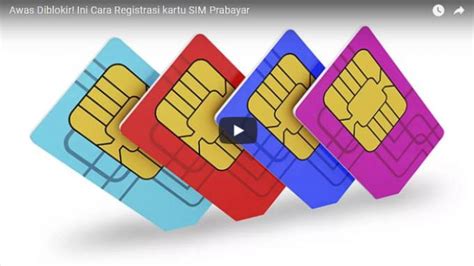 Daftar Ulang Sim Card Newstempo