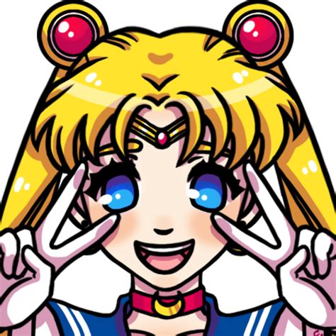 Transparent Sailor Moon Emotes You Will Digitally