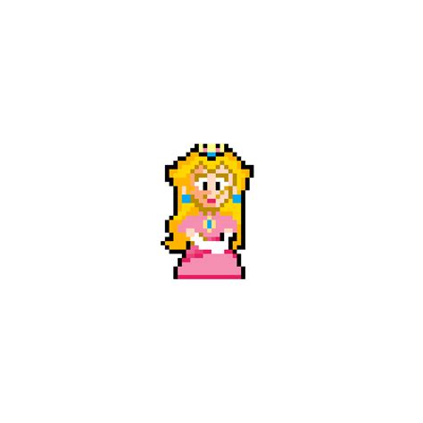 Pixilart Princess Peach Super Mario World Modern Recolor By Rose Montallies