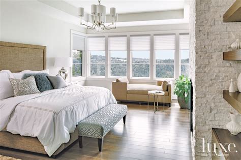 Modern Neutral Master Bedroom Luxe Interiors Design