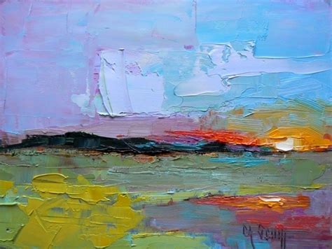 Palette Knife Painters International Abstract Landscape Daily