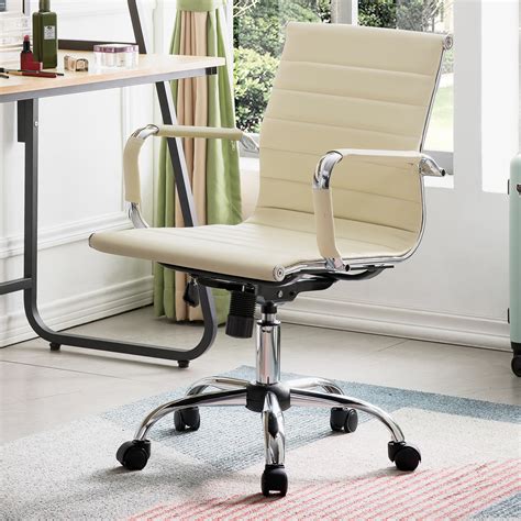 Ovios Ergonomic Office Chairleather Computer Chair For Home Office Or