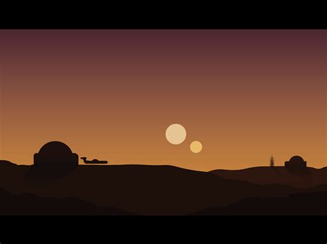 Tatooine Star Wars Love Star Wars Art Star Trek Sun Painting Diy
