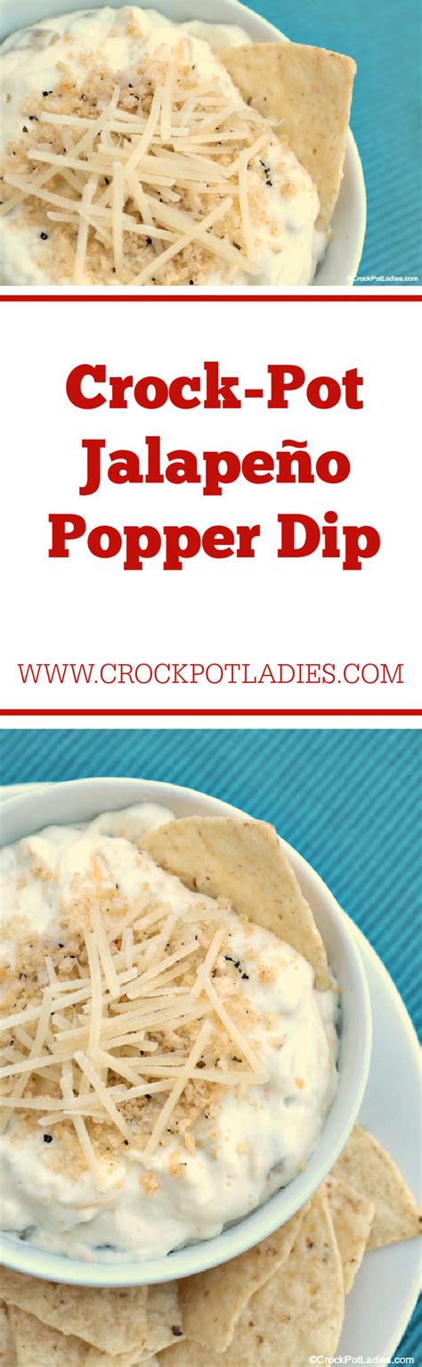 Crock Pot Jalapeño Popper Dip Crock Pot Ladies