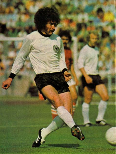 Paul Breitner Of West Germany In Action At The 1974 World Cup Finals