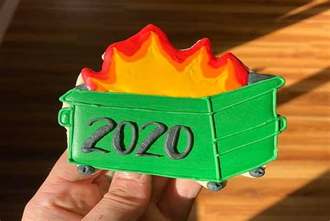 A Maine Bakery Has Dumpster Fire Cookies For A Perfect 2020 Treat