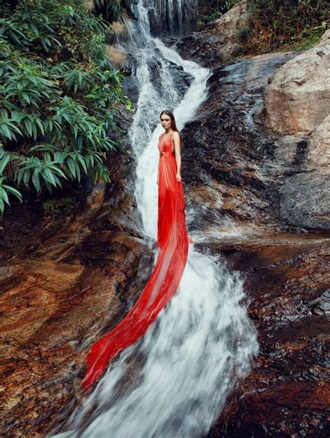 Glamorous Nature Editorials Tropicana Water Presents A Sultry Look