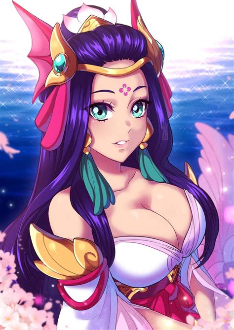 Nami Splendid Staff By MaiuLive On DeviantArt League Of Legends Nami League Of Legends