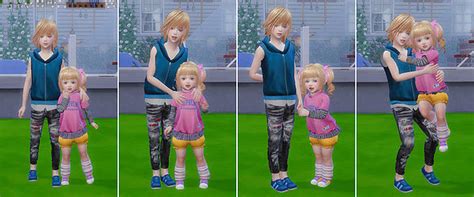 Brothers And Sisters Pose 06 At A Luckyday Sims 4 Updates