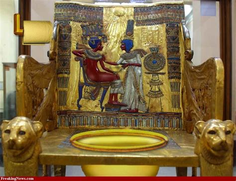 King Tut Toilet Egyptian Art Ancient Egyptian Egyptian Artifacts