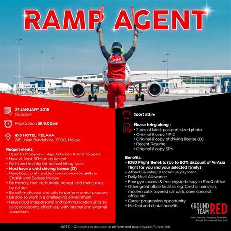 Job ad posting site for work in malaysia for foreigners, americans. AirAsia Ramp Agent Walk-in Interview Melaka (January ...