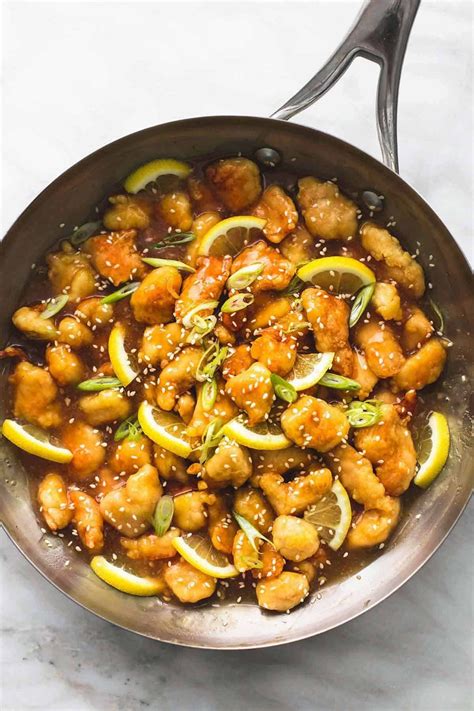 Easy Healthy Sticky Chinese Lemon Chicken With A Sticky Lemon Honey And Garlic Sauce Is A T