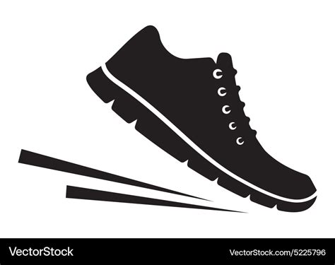 Running Shoes Icon2 Royalty Free Vector Image Vectorstock