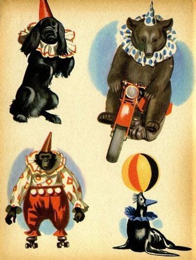 Vintage Circus Illustration Circus Illustration