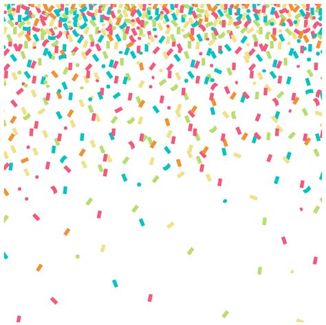 Confetti Clip Art Colored Confetti Background Png Download 820817