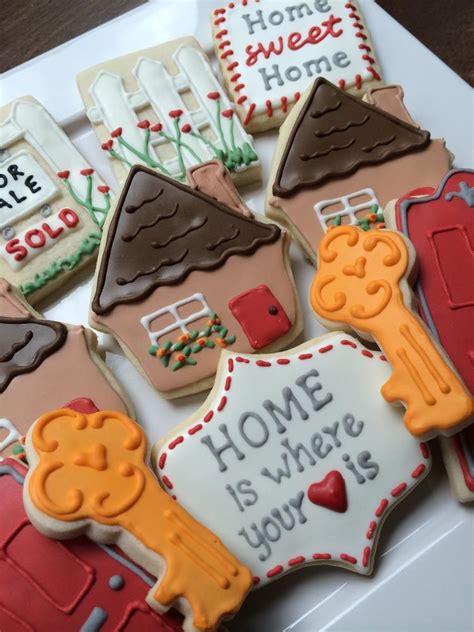 Housewarming Cookies Cookie Connection Home Themed Cookies