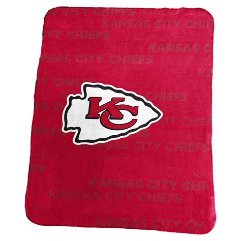 Kansas City Chiefs 50 X 60 Classic Fleece Blanket Football Blankets