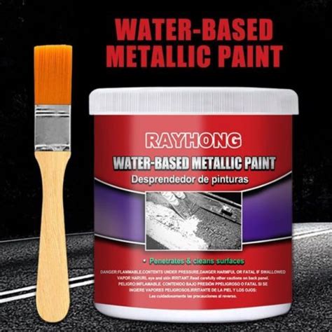 2x Universal Rust Remover Water Based Metallic Paint Metal Rust
