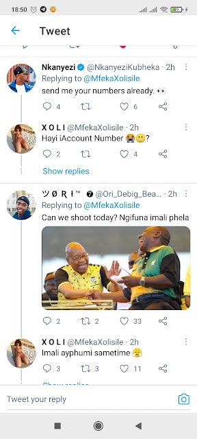 Adult Film Actor Xoli Mfeka Responds To A Guy Asking Who Was Asking Her Cell Number