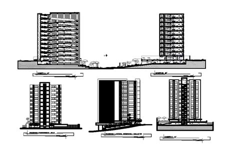Apartment Section Detail Drawing Specified In This Autocad File