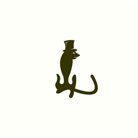 Mongoose Hat Logo Vector Icon Illustration 6874902 Vector Art At Vecteezy