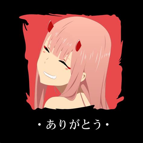 Zero Two From Darling In The Franxx Arigatou Anime Mug