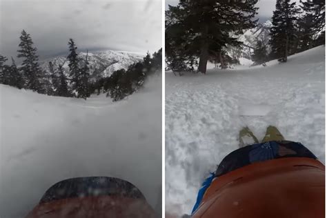 This Alaskan Avalanche Caught On Video Takes No Prisoners Wide Open