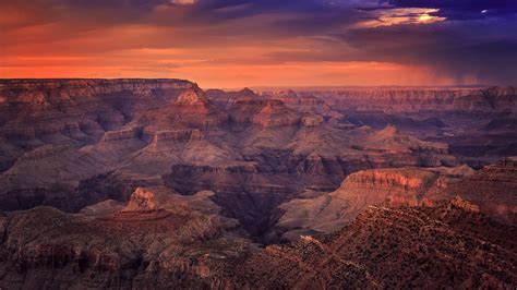 Before Night Falls On The Grand Canyon 3840x2160 Wqhdwallpaper