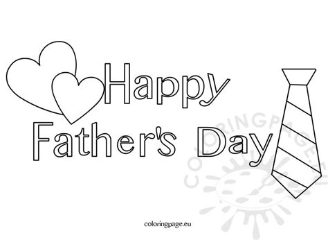 Maybe you would like to learn more about one of these? Happy Father's Day coloring page for kids - Coloring Page