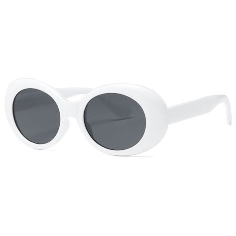Clout Goggles Sunglasses Women Kurt Cobain Oval Frame Sun Glasses K0567