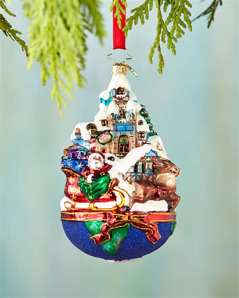 Christopher Radko Global Sleigh Ride Christmas Ornament