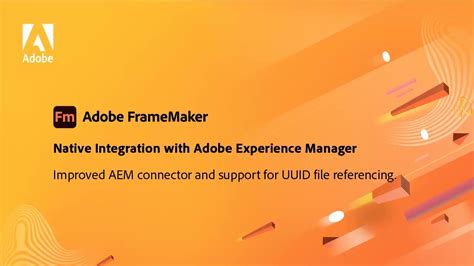 Improved Adobe Experience Manager Connector In Adobe Framemaker Youtube