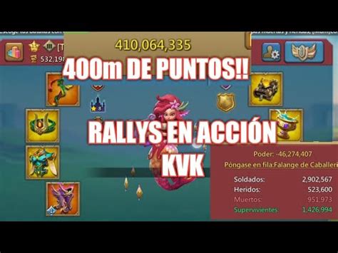 Rallys En Acci N Kvk M De Puntos Lords Mobile Es Youtube